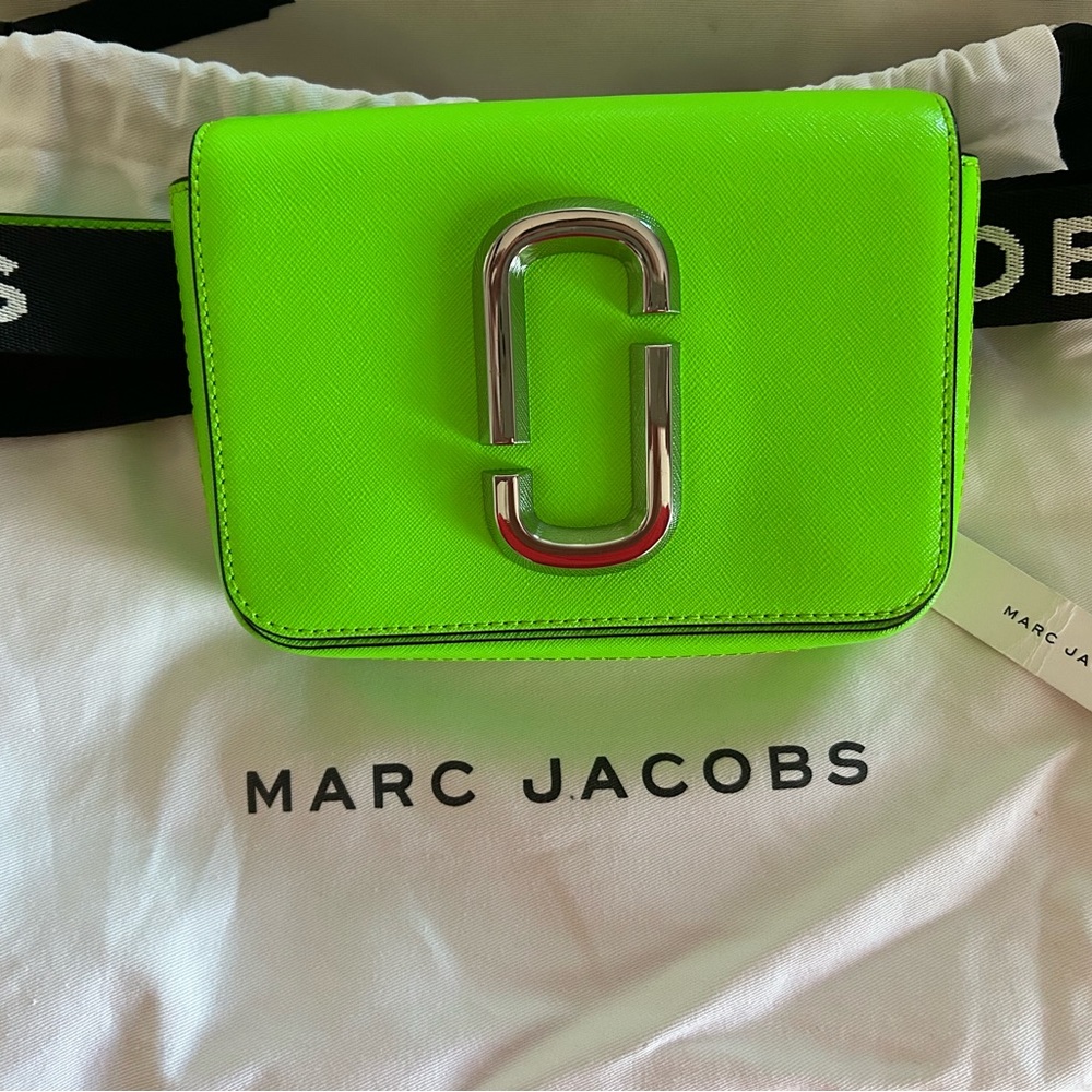 Marc Jacobs Neon Green Belt/Crossbody Bag